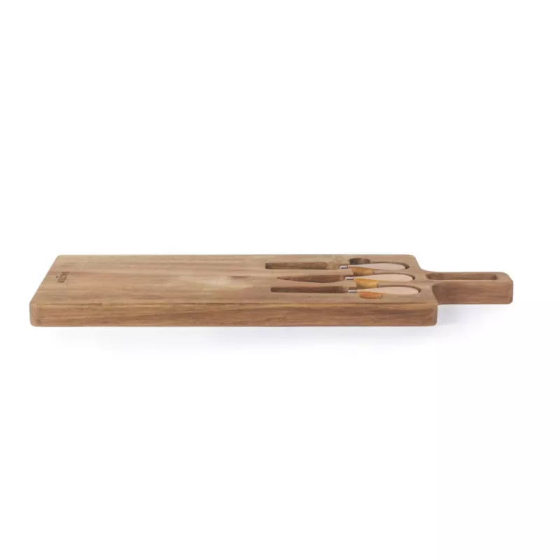 Salter BW14826 Toronto kaasplankset, acaciahout, 3 messen