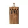 Salter BW14826 Toronto kaasplankset, acaciahout, 3 messen