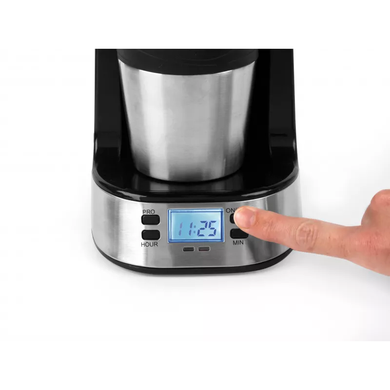 Salter EK2732FVDE digitaal koffiezetapparaat, voor één kop, met reisbeker van 420 ml
