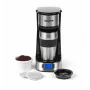 Salter EK2732FVDE digitale koffiemachine - 1,5 l, 12 kopjes, zwart en zilver