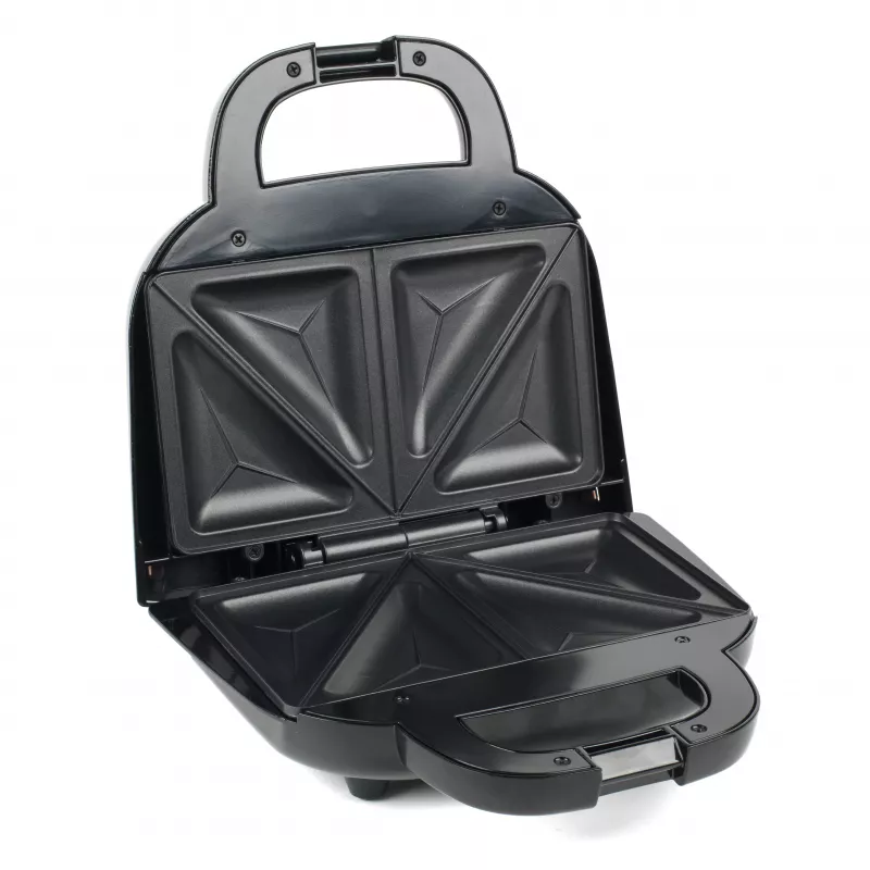 Salter EK3677FVDE tosti-ijzer in handtasmodel, voor 2 tosti's, antiaanbakplaten, tot 200°C, roségouden accenten