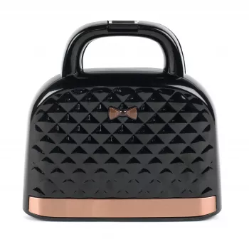 Salter EK3677FVDE handtas tosti-ijzer - 750W, 2 sneetjes, zwart/zilver
