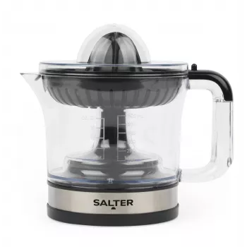 Salter EK5025FVDE elektrische citruspers, 60 W, 1,2 L, zwart/zilver