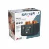 Salter EK5565BGRYFVDE Marino 4-snijds toaster - grijs rvs