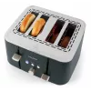 Salter EK5565BGRYFVDE Marino 4-snijds toaster - grijs rvs