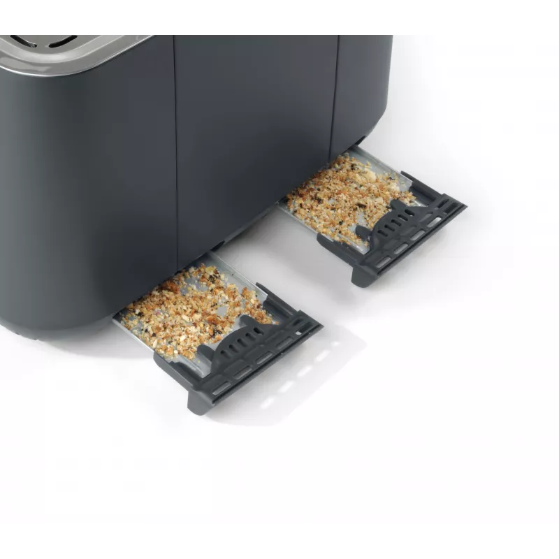 Salter EK5565BGRYFVDE Marino 4-snijds toaster - grijs rvs