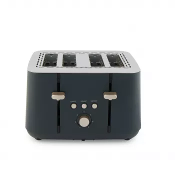 Salter EK5565BGRYFVDE Marino 4-snijds toaster - grijs rvs