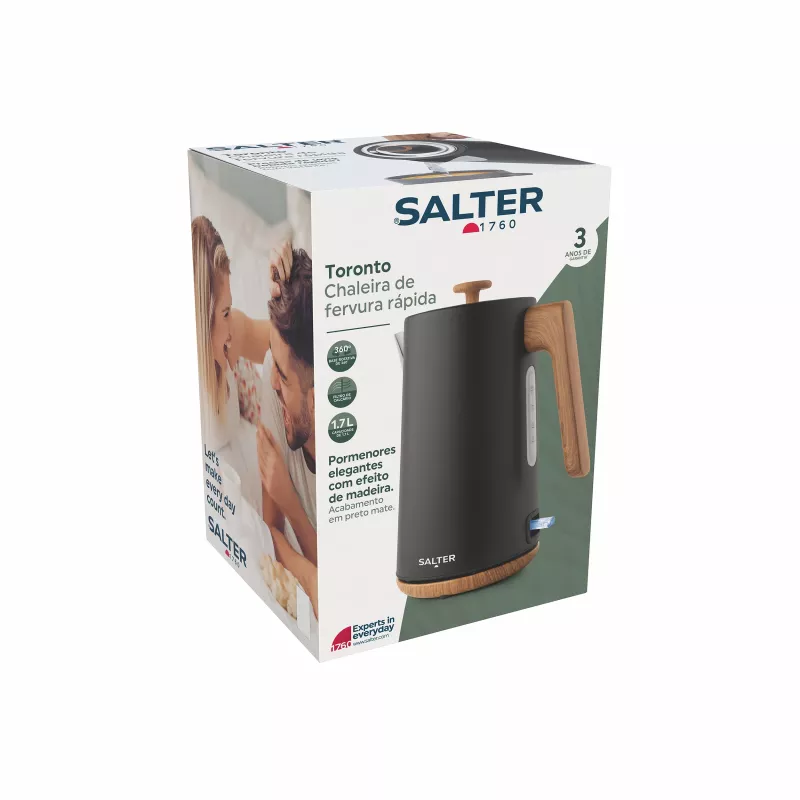 Salter EK5822BLKVDE Toronto snelle waterkoker zwart
