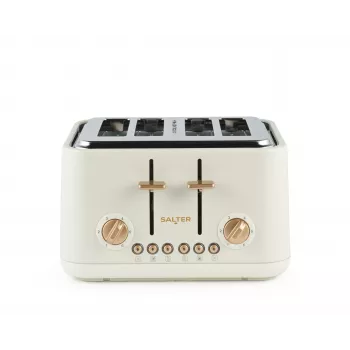 Salter EK5823OBVDE Pebble 4-snijds toaster - obsidian black