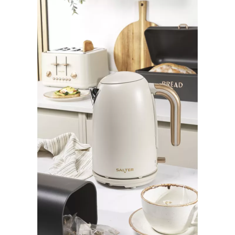 Salter EK6085OBVDE Pebble Rapid Boil waterkoker 1.7L 3000W obsidian black
