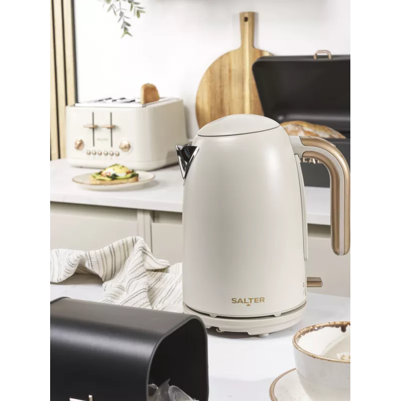 Salter EK6085OBVDE Pebble Rapid Boil waterkoker 1.7L 3000W obsidian black