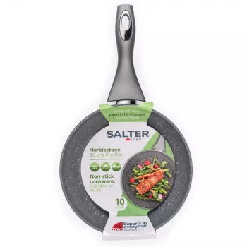 Salter BW02762G2MOR Marblestone 20 cm koekenpan, grijs