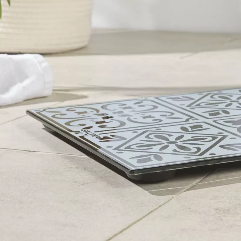 Salter SA00702TCFEU12 Tanger Tile elektronische keukenweegschaal, 5 kg / 1 g, meerkleurig
