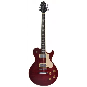 Samick AV 3 TR elektrische gitaar – Transparent Red