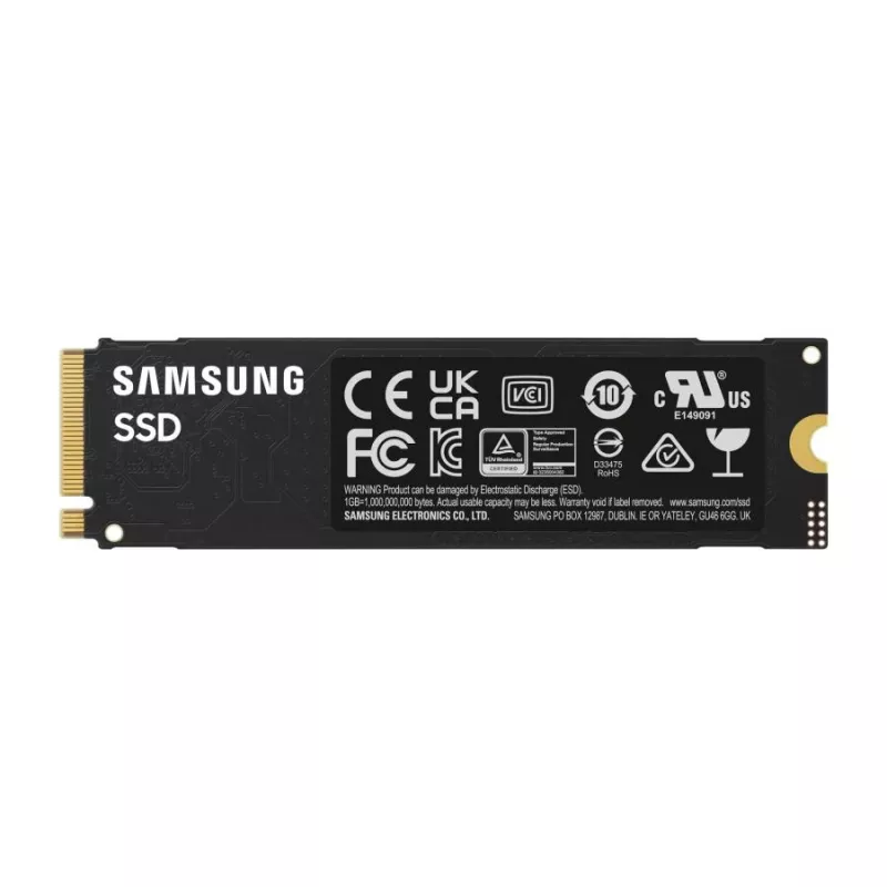 Samsung 990 EVO Plus SSD, 2 TB, M.2, PCIe 4.0, 7150 MB/s, 1350000 IOPS, zwart