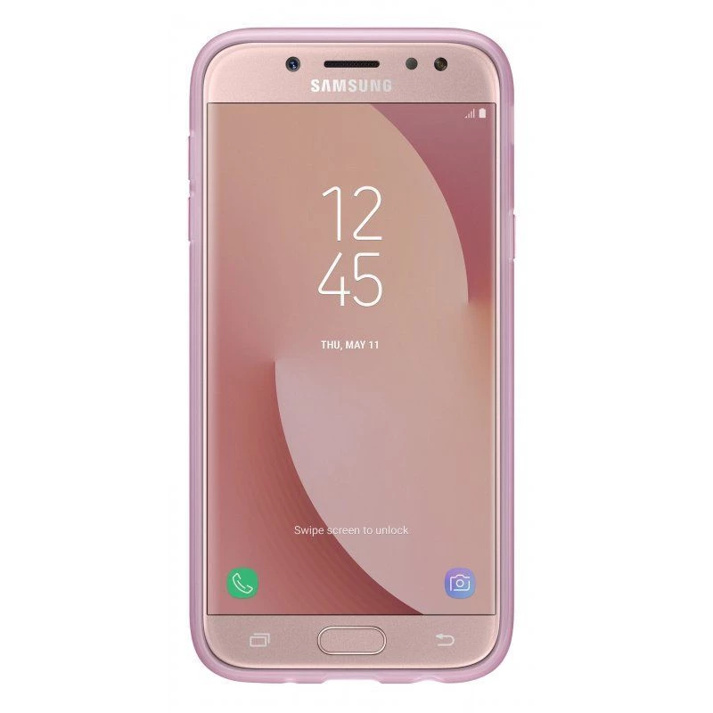 Samsung AJ330TPEG Jelly hoes voor Galaxy J3 (2017) roze