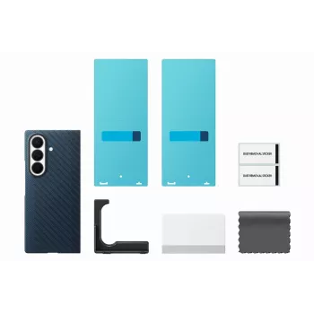 Samsung Carbon Magnet Case voor Galaxy Fold 8 Ultra, navy