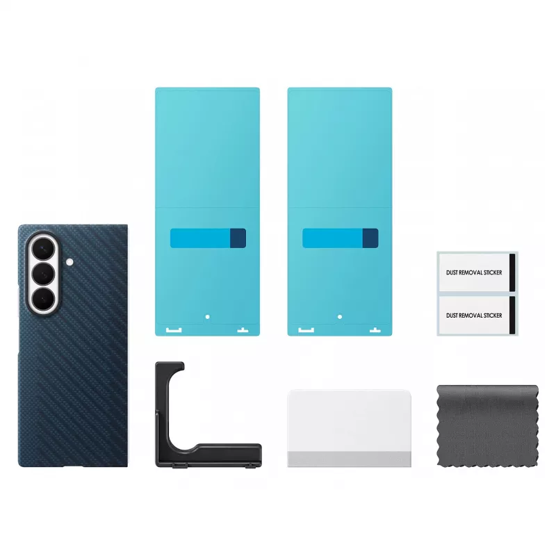 Samsung Carbon Magnet Case voor Galaxy Fold 8 Ultra, navy