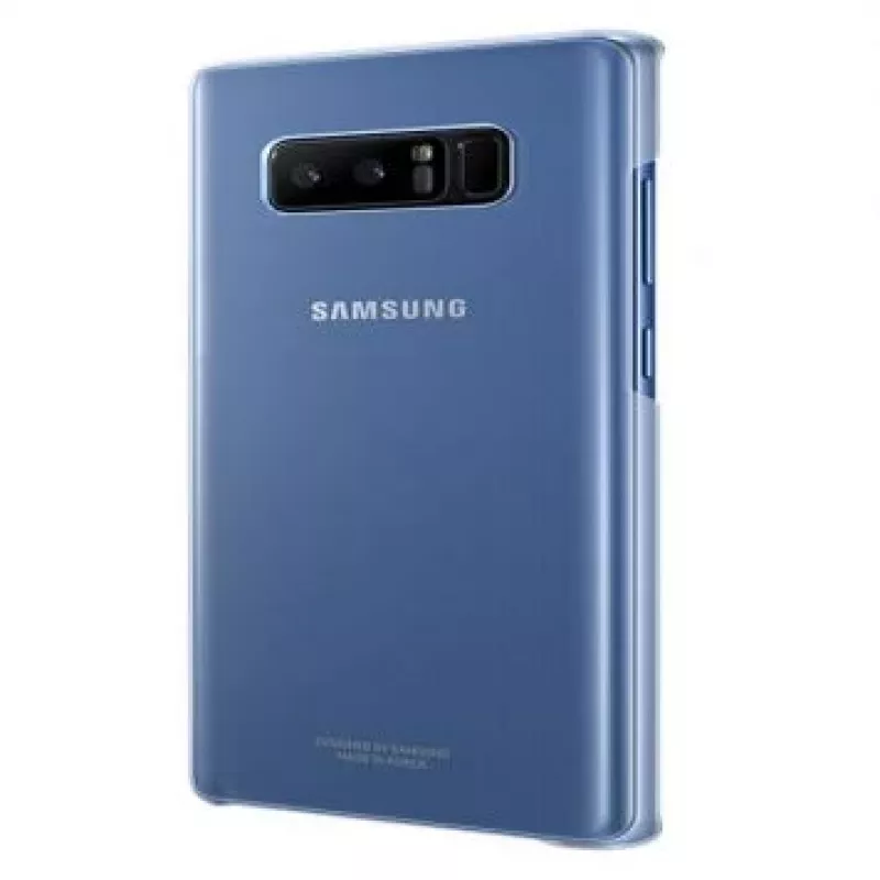 Samsung Clear Cover voor N950 Note 8 blauw