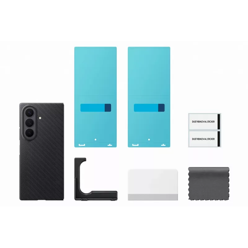 Samsung EF-KF976SBEGWW Carbon Magnet Case voor Galaxy Fold 8 Ultra - zwart