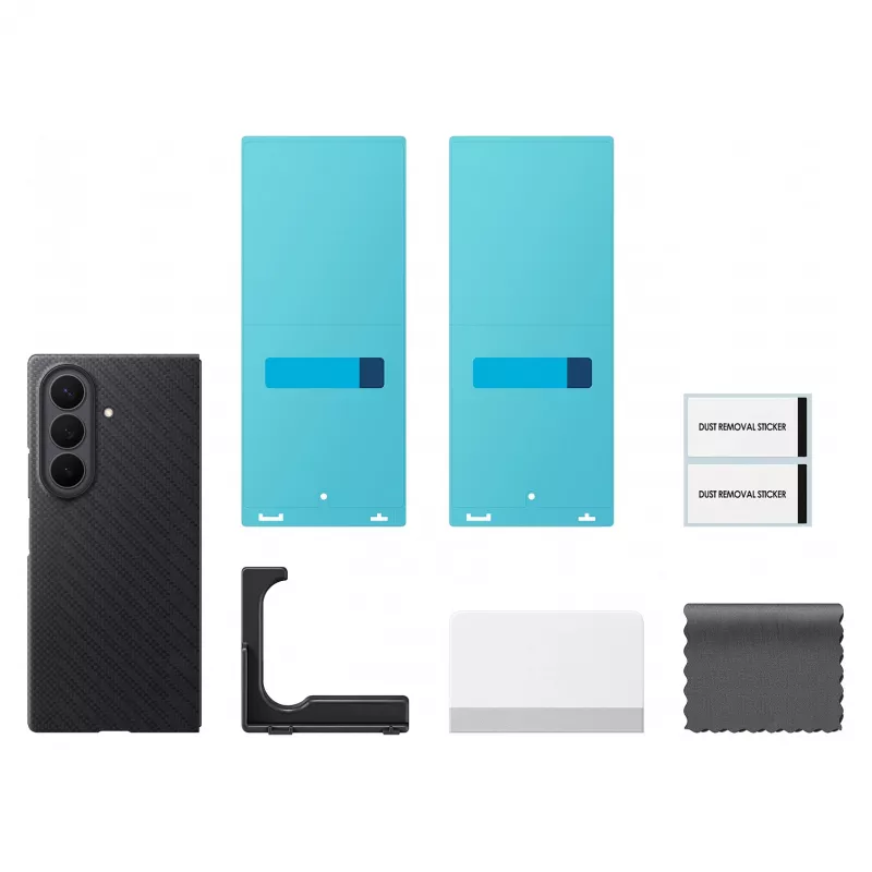 Samsung EF-KF976SBEGWW Carbon Magnet Case voor Galaxy Fold 8 Ultra - zwart