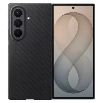 Samsung EF-KF976SBEGWW Carbon Magnet Case voor Galaxy Fold 8 Ultra - zwart