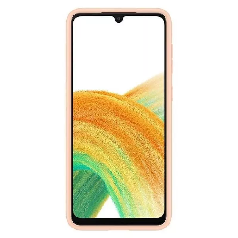 Samsung EF-OA336TPEGWW kaartvak-hoesje voor Galaxy A33 5G, perzik