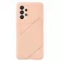 Samsung EF-OA336TPEGWW kaartvak-hoesje voor Galaxy A33 5G, perzik