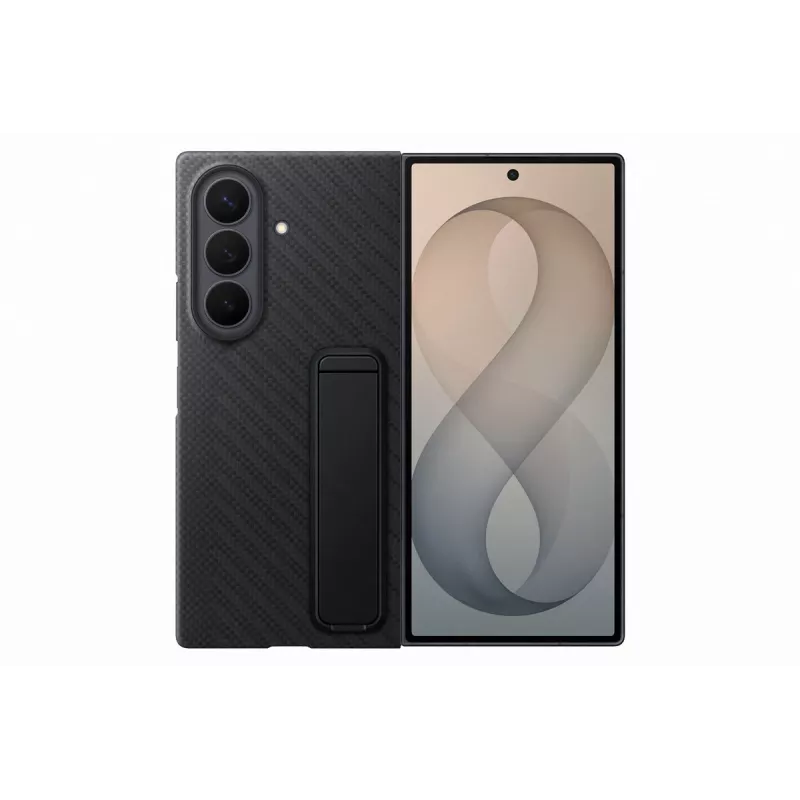 Samsung Carbon Standing Case voor Galaxy Z Fold8 Ultra, zwart