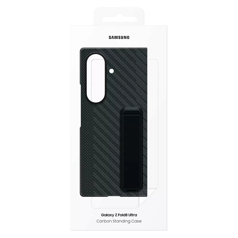 Samsung Carbon Standing Case voor Galaxy Z Fold8 Ultra, zwart