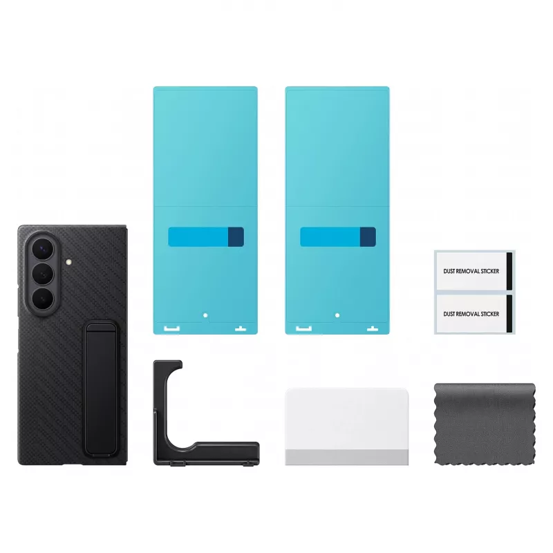 Samsung Carbon Standing Case voor Galaxy Z Fold8 Ultra, zwart