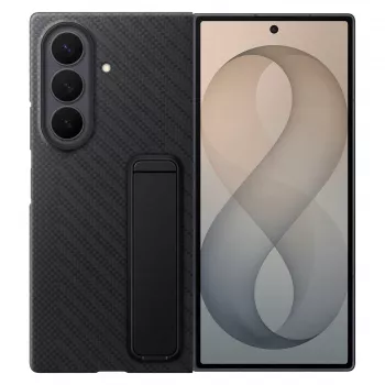 Samsung Carbon Standing Case voor Galaxy Z Fold8 Ultra, zwart