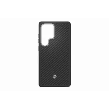 Samsung Enzo Aramid hoes voor Galaxy S25 Ultra – zwart zilver