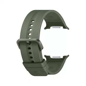 Samsung ET-SNL35 sportband M/L voor Galaxy Watch 8/9 – olijf (fluoroelastomeer)