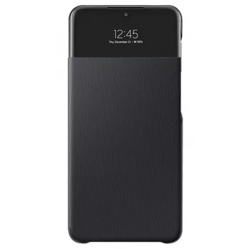 Samsung Galaxy A42 5G Smart S View Wallet Cover zwart