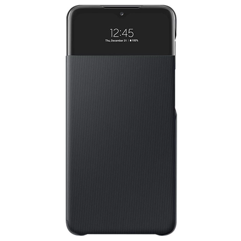 Samsung Galaxy A42 5G Smart S View Wallet Cover zwart