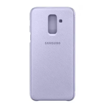 Samsung Galaxy A6+ (2018) wallet cover lila