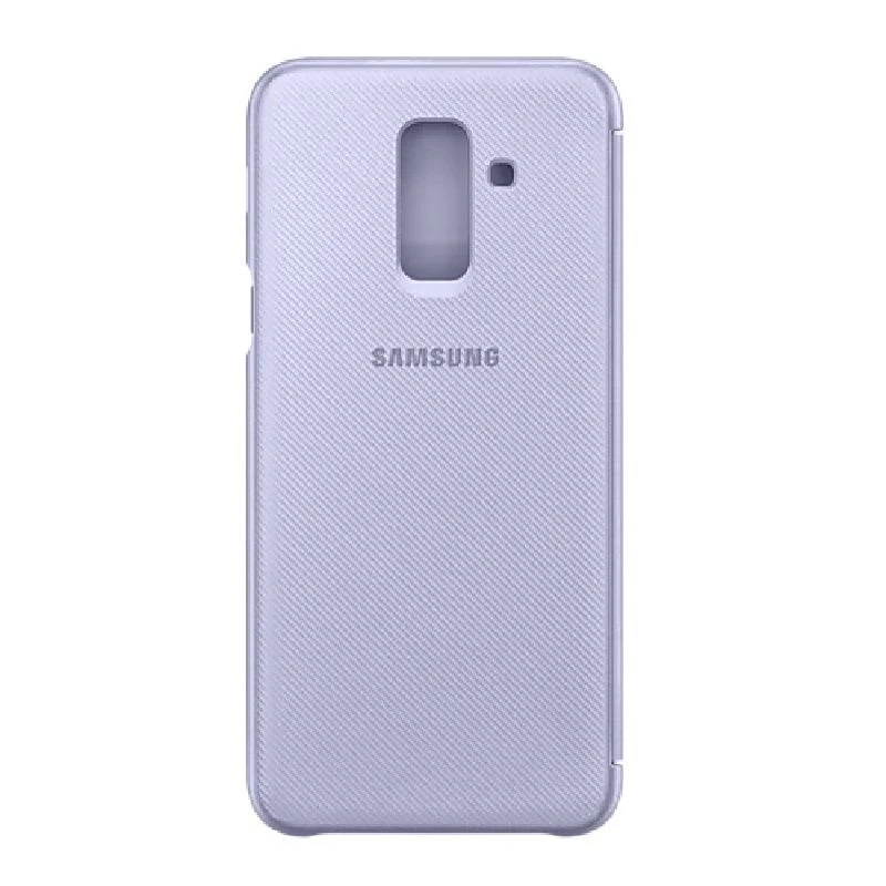 Samsung Galaxy A6+ (2018) wallet cover lila
