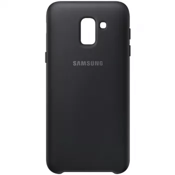 Samsung Galaxy J6 (2018) dubbellaags beschermhoesje zwart EF-PJ600CBEGWW
