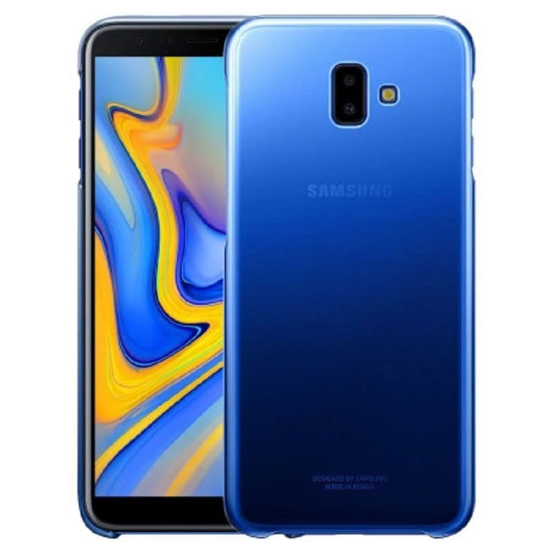 Samsung Galaxy J6 Plus Gradation Cover EF-AJ610CLEGWW blauw