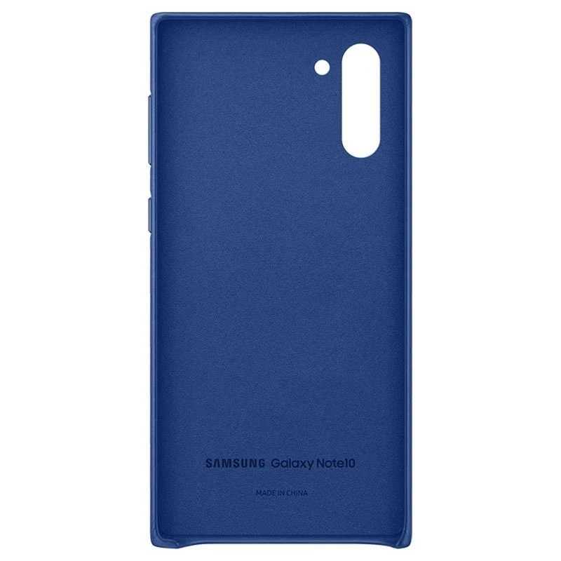 Samsung Galaxy Note 10 leren hoes blauw