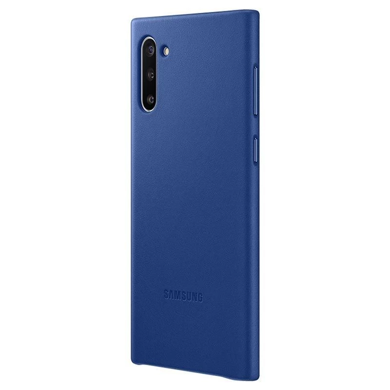 Samsung Galaxy Note 10 leren hoes blauw