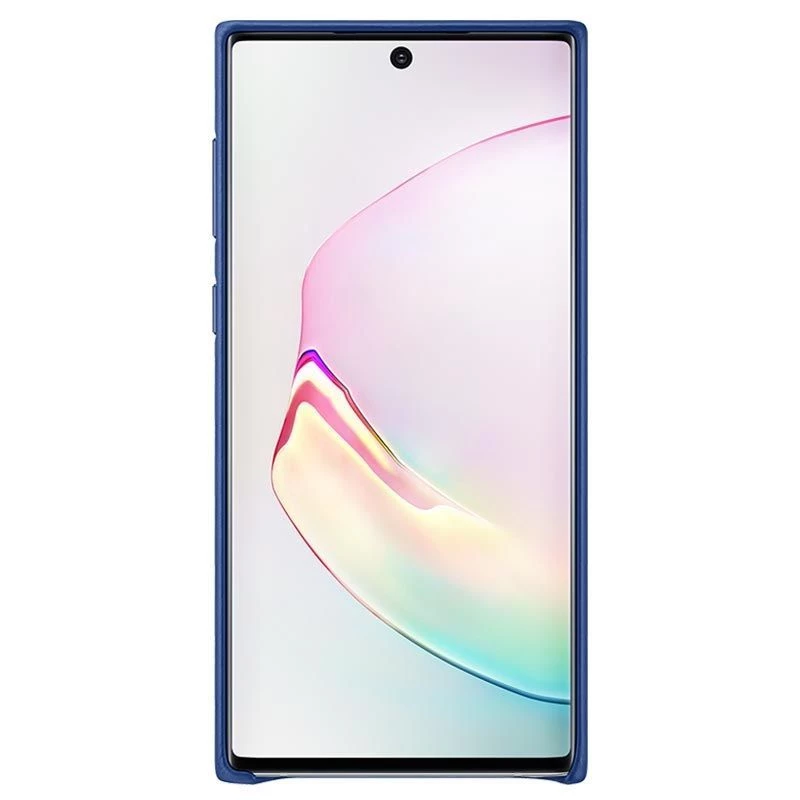 Samsung Galaxy Note 10 leren hoes blauw
