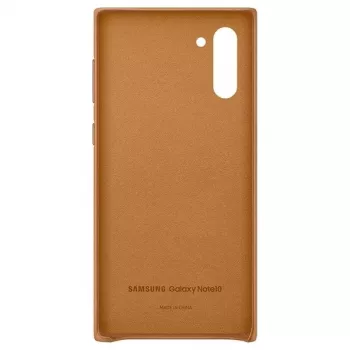 Samsung Galaxy Note 10 leren hoes camel