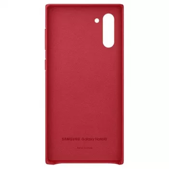 Samsung Galaxy Note 10 Lederen hoes Rood