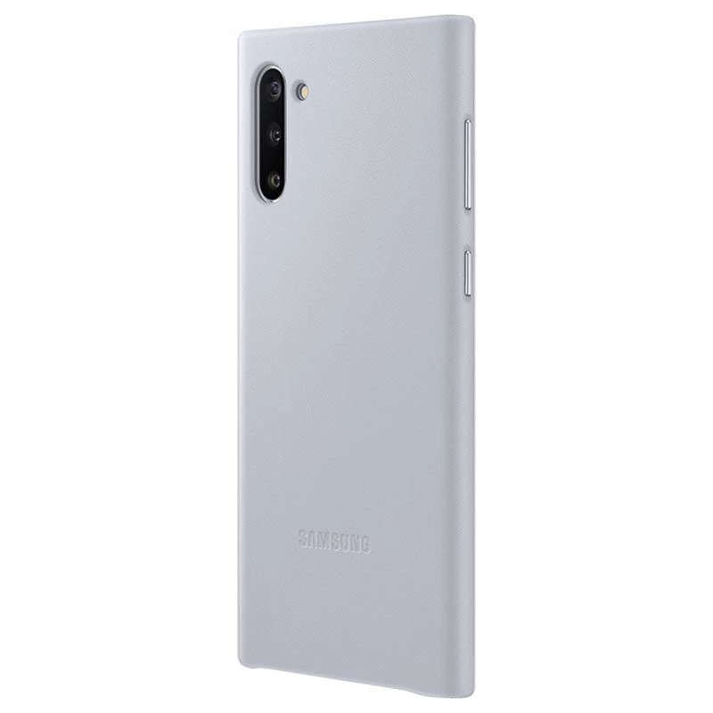 Samsung Galaxy Note 10 Lederen hoes Grijs