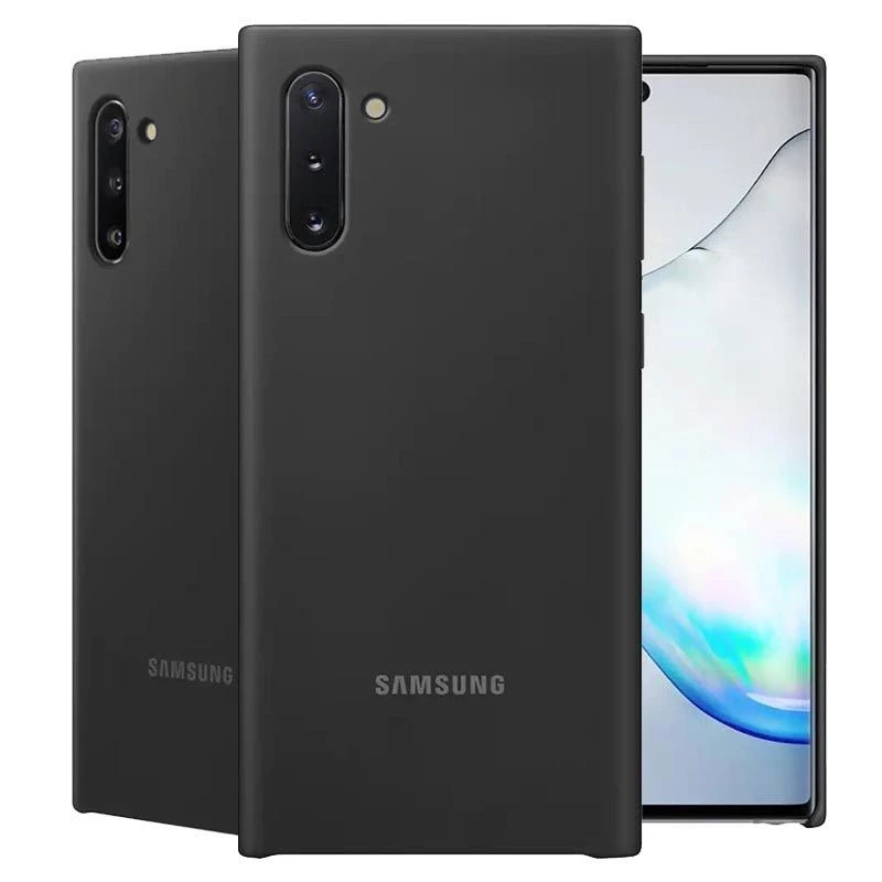 Samsung Galaxy Note 10 siliconen cover zwart