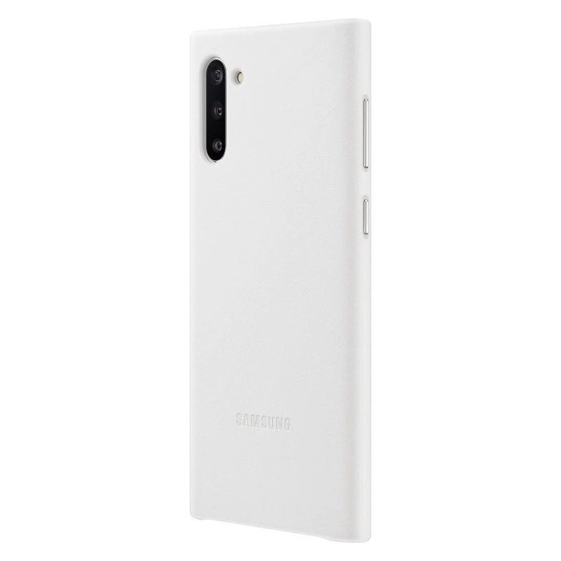Samsung Galaxy Note10 leren hoesje wit