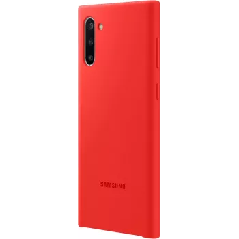 Samsung Galaxy Note10 siliconen hoesje rood