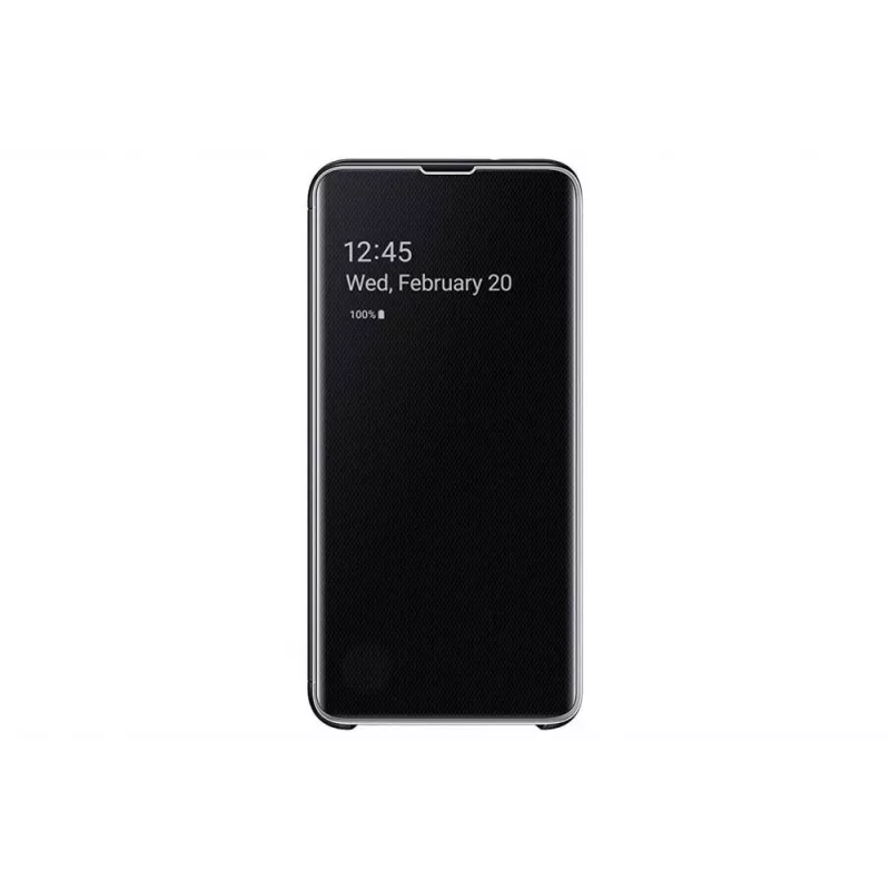 Samsung Galaxy S10+ Clear View Cover EF-ZG975CBEGW zwart
